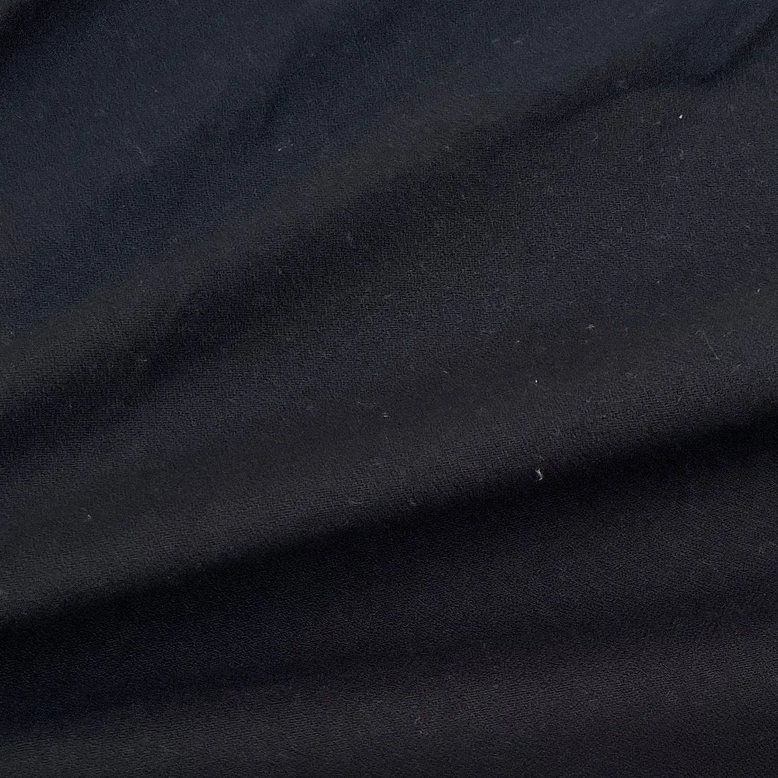 58" 100% Rayon Crepe Black 6 OZ Light Woven Fabric By the Yard
