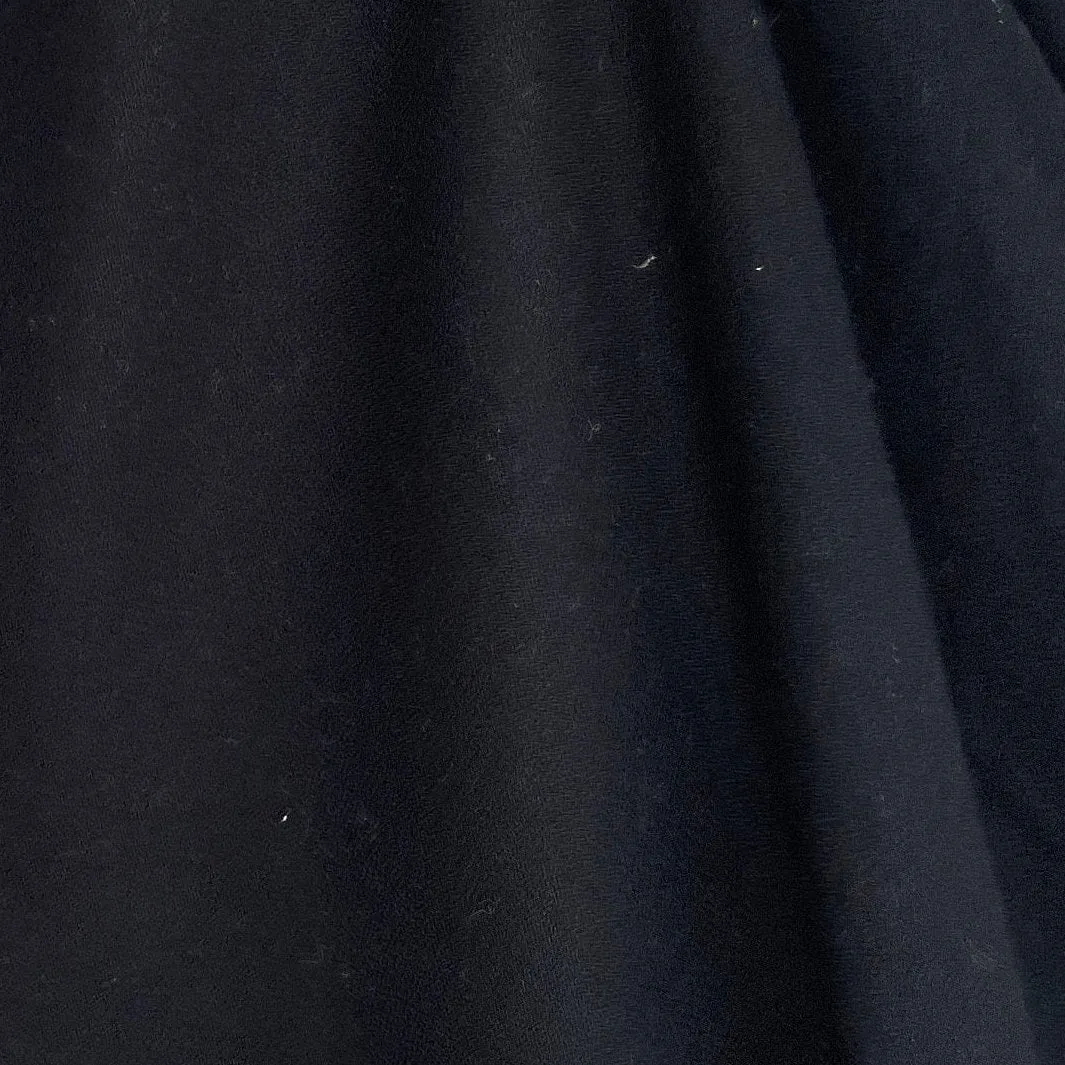 58" 100% Rayon Crepe Black 6 OZ Light Woven Fabric By the Yard