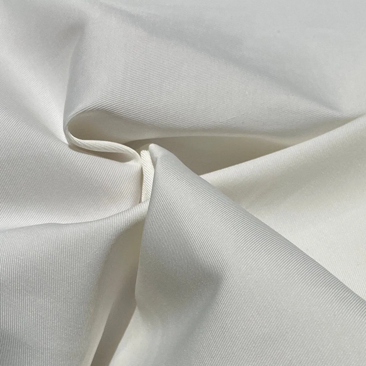 58" Rayon Stretch Gabardine with Spandex 8 OZ Off White Woven Fabric By the Yard