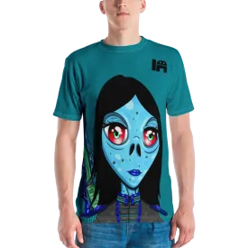 Alien #0028 by inkink Shivadelic - ALL OVER T-Shirt