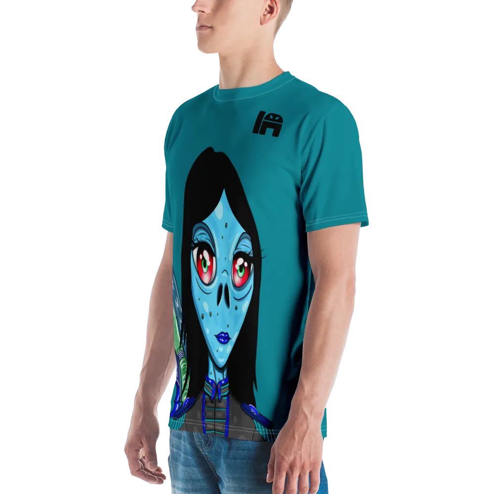 Alien #0028 by inkink Shivadelic - ALL OVER T-Shirt