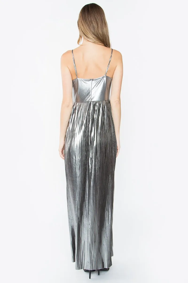Astra Pleated Maxi Dress