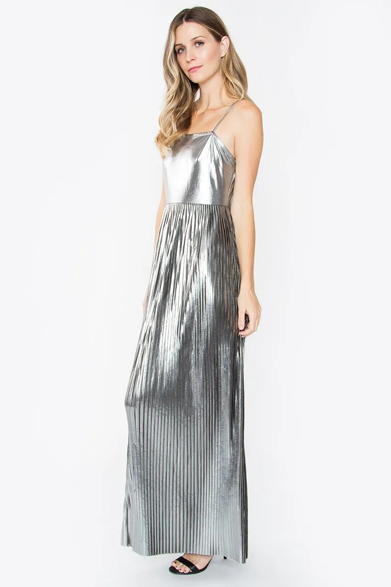 Astra Pleated Maxi Dress