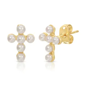 Baby Vivi Cross Studs