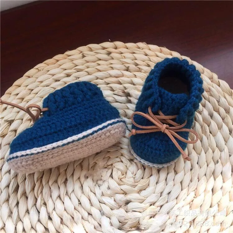 Boho white baby booties <3