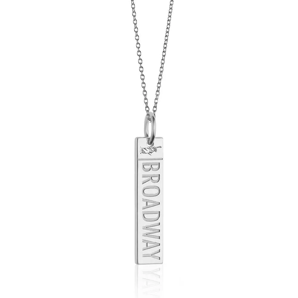 Broadway New York Charm Silver
