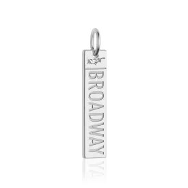 Broadway New York Charm Silver