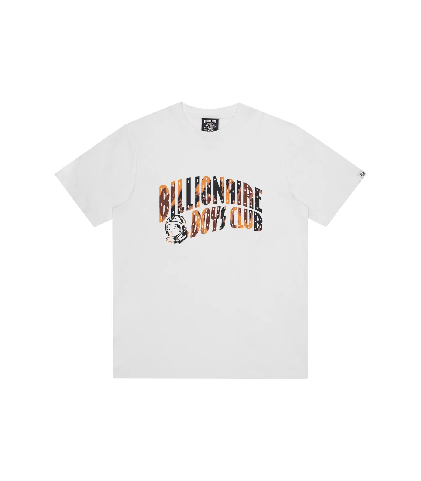 CAMO ARCH LOGO T-SHIRT - WHITE/ORANGE
