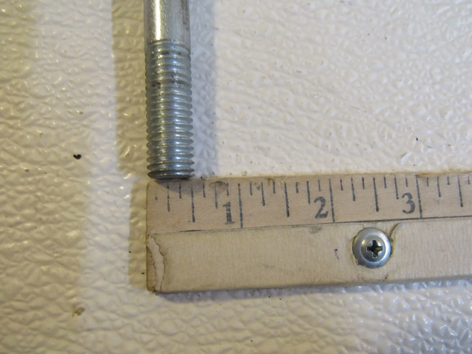 Commercial Threaded Rod 13-in x 5/8-in Silver Zinc -- Used