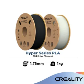 Creality Hyper Series PLA Filament 1.0kg 1.75mm Hyper-PLA | Creality Hyper PLA | Black White Red Blue Orange Yellow Green