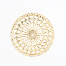 Designer Metal Art Base | Size : 80mm | 100g | 15pcs | F-13-5