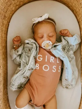 Girl Boss Organic Cotton Onesie