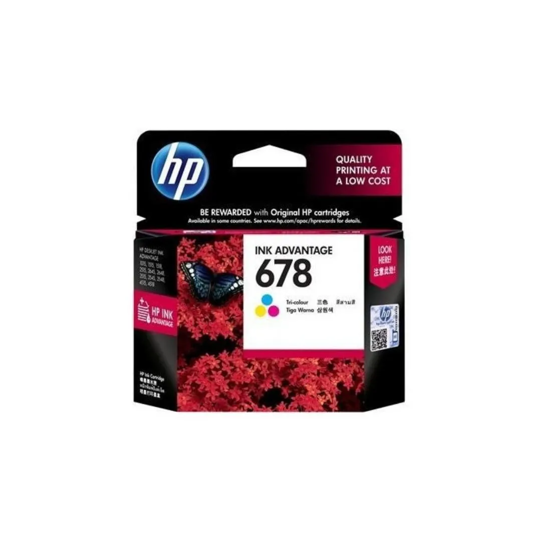HP 678 Ink Cartridge (Black/Color)