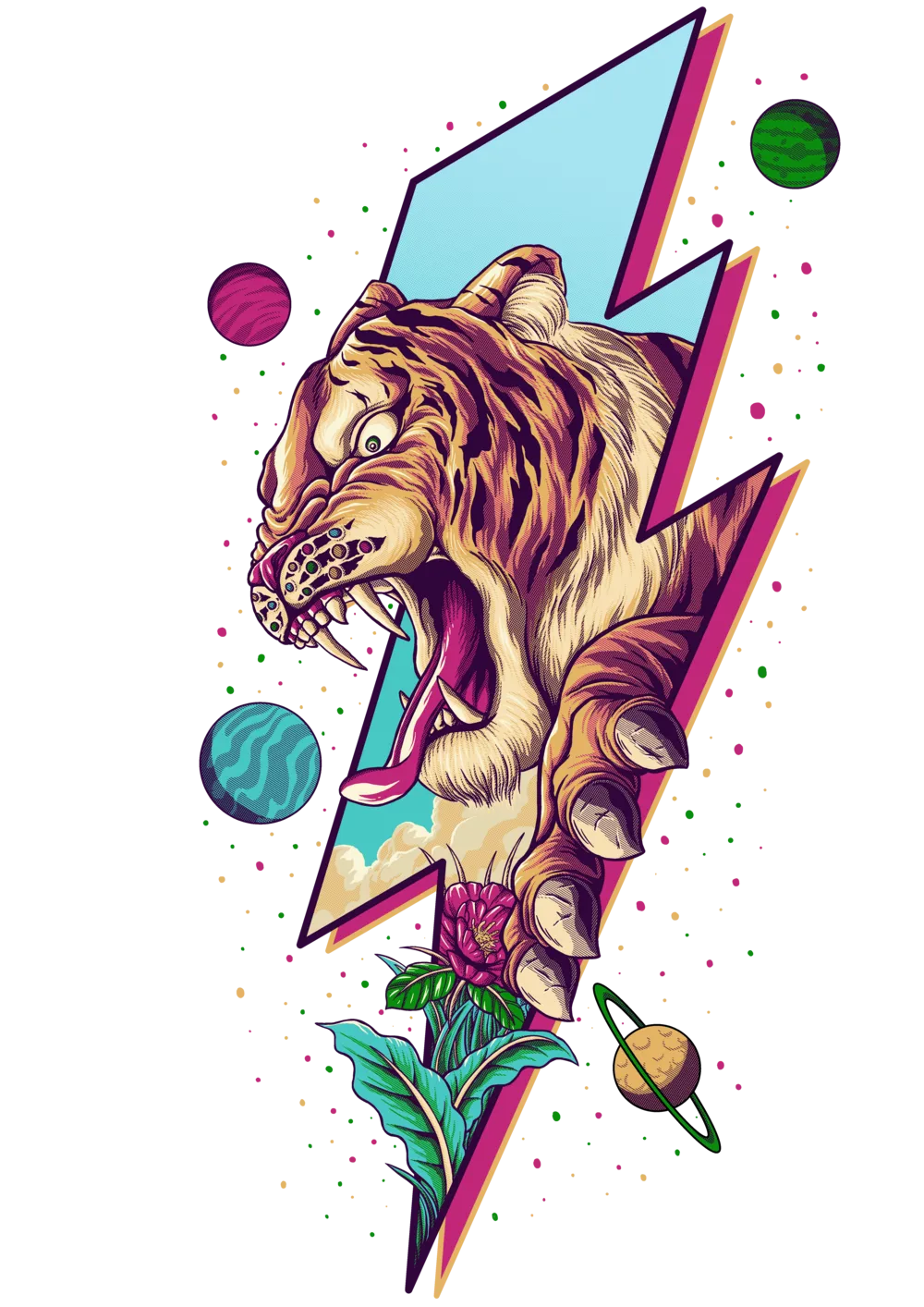 I has power by Monochromefrog -ALL OVER T-shirt