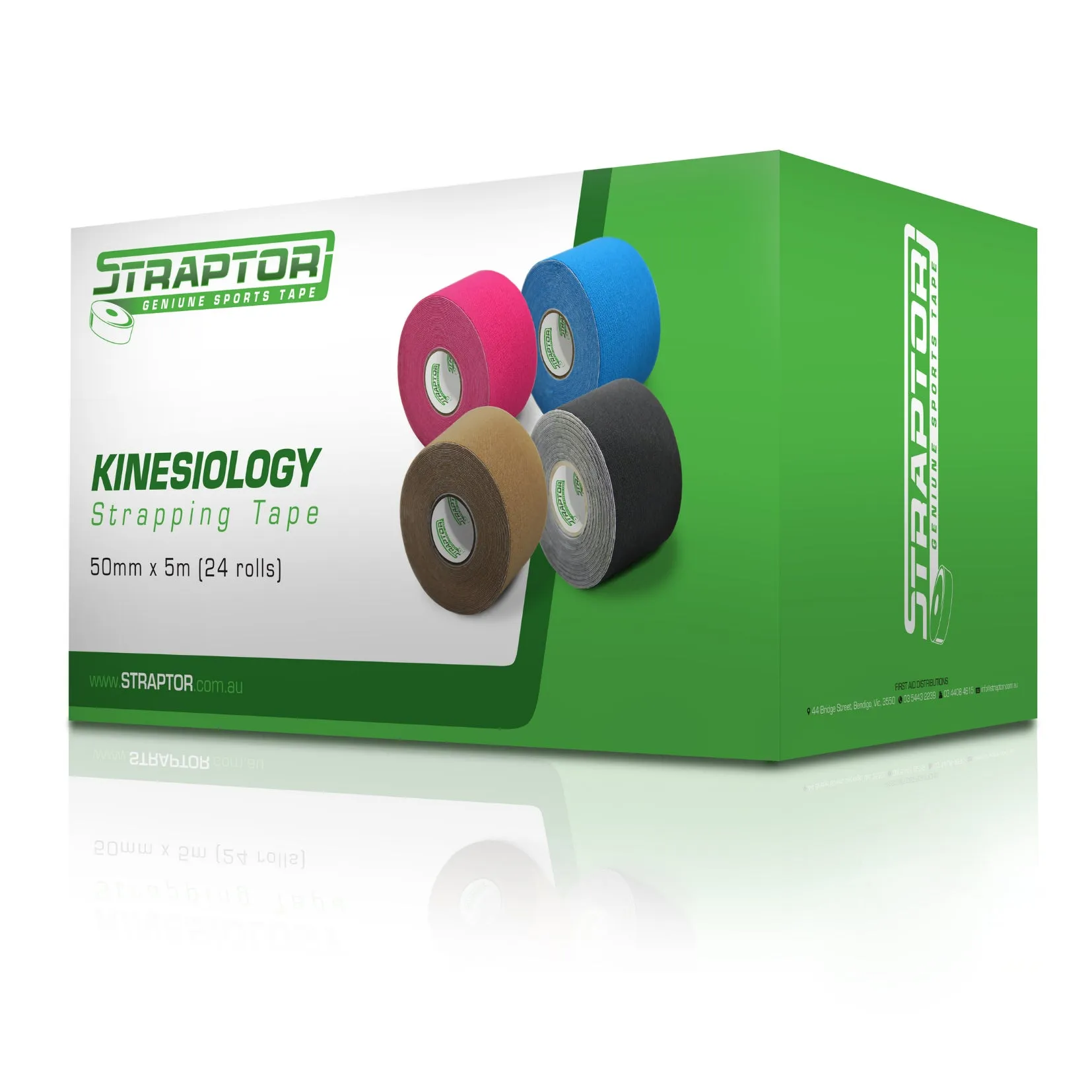 Kinesiology Tape Straptor 50mm x 5m - BLUE (24)