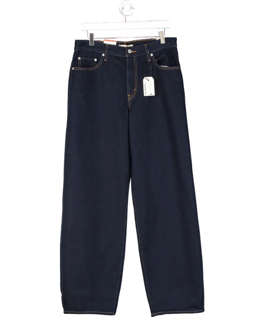 LEVI'S Blue High Waisted Baggy Dad Jeans L32 W29