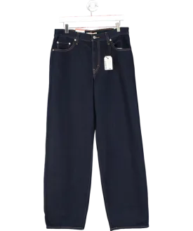 LEVI'S Blue High Waisted Baggy Dad Jeans L32 W29