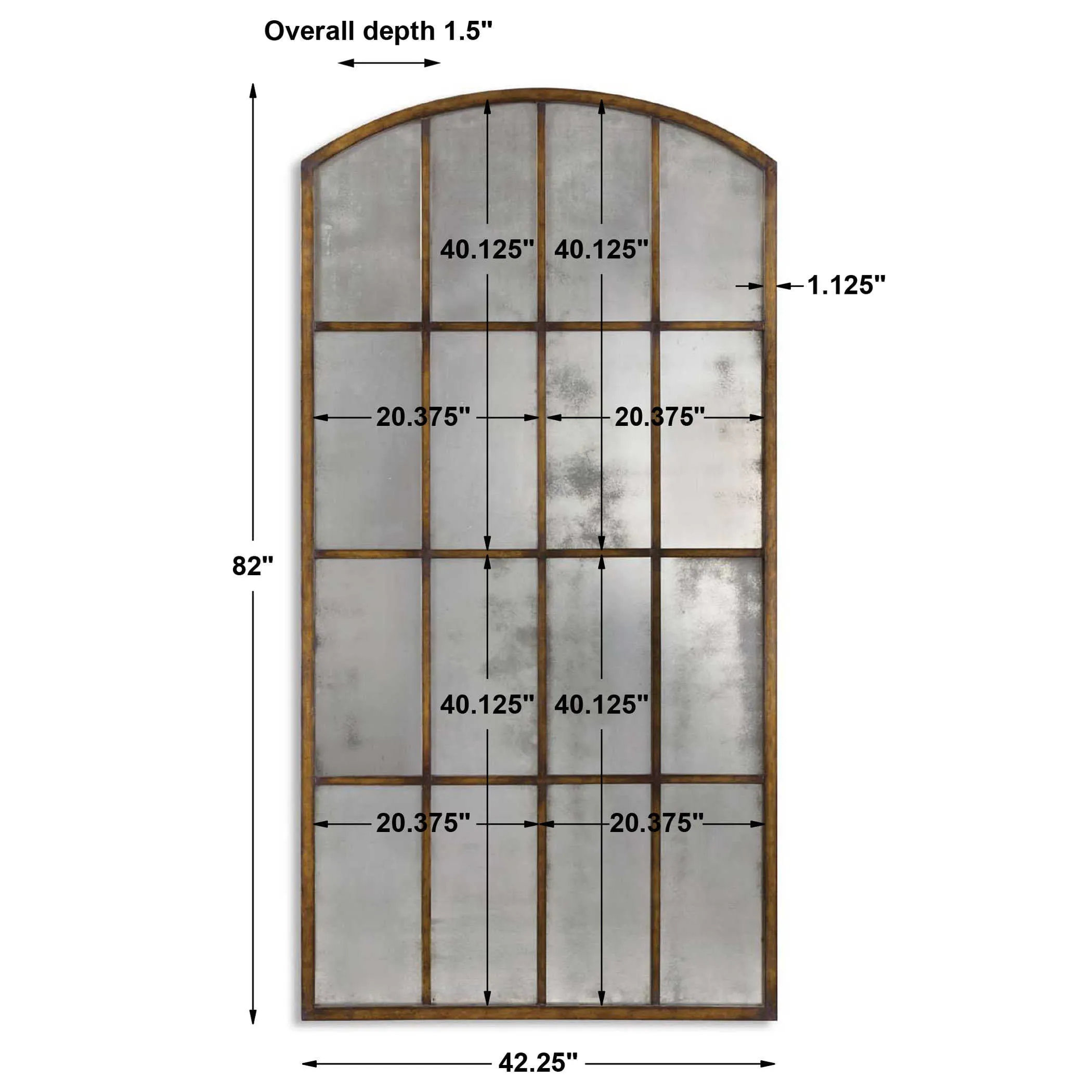 Lg Amelia Arch Mirror