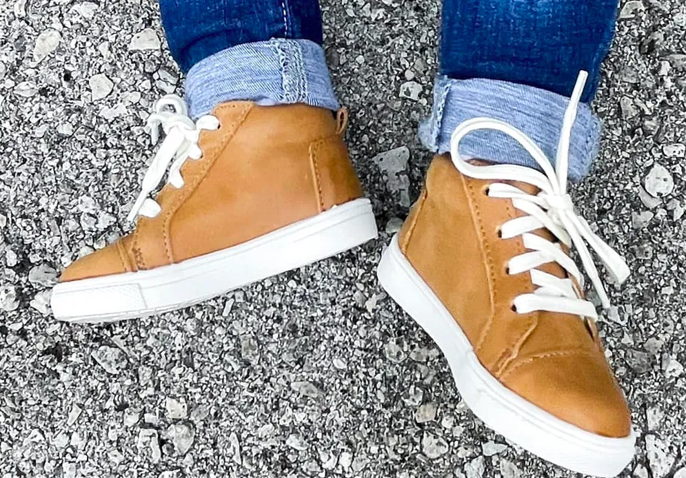 Little   Loved - High Tops in Camel
