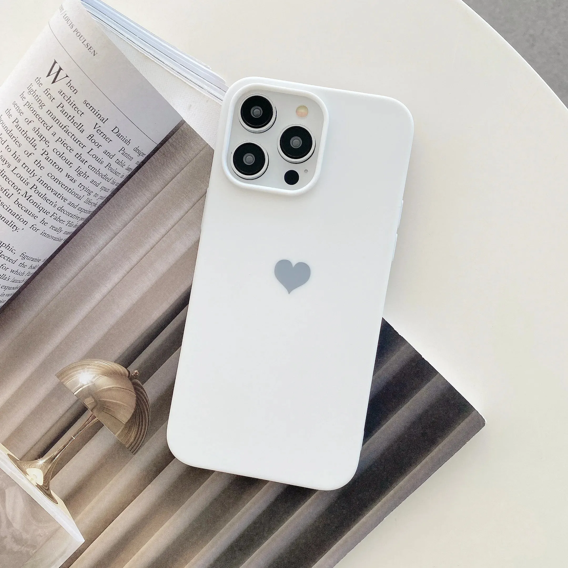 Love Heart Soft Phone Case For iPhone Shockproof Bumper Silicone Back Cover