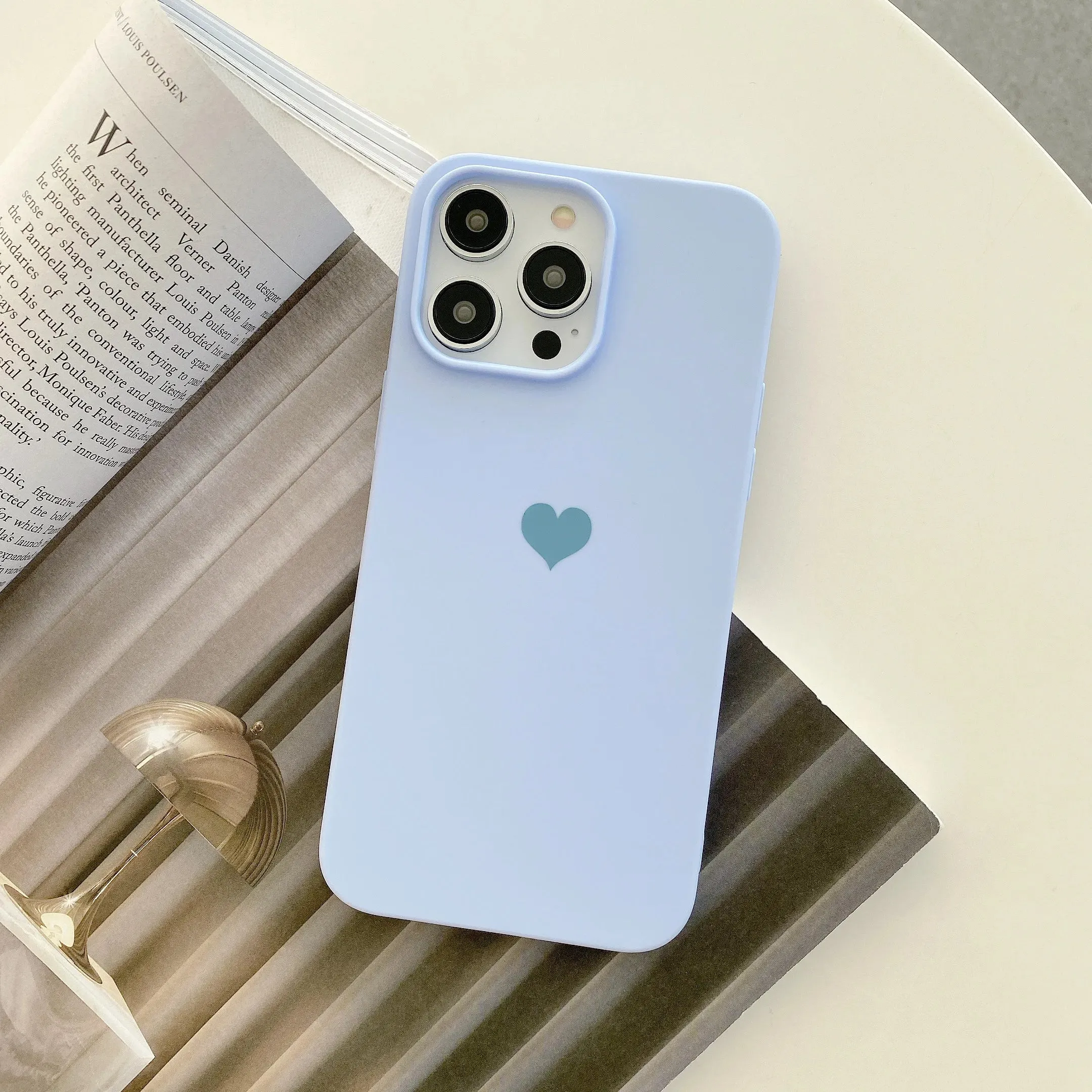 Love Heart Soft Phone Case For iPhone Shockproof Bumper Silicone Back Cover