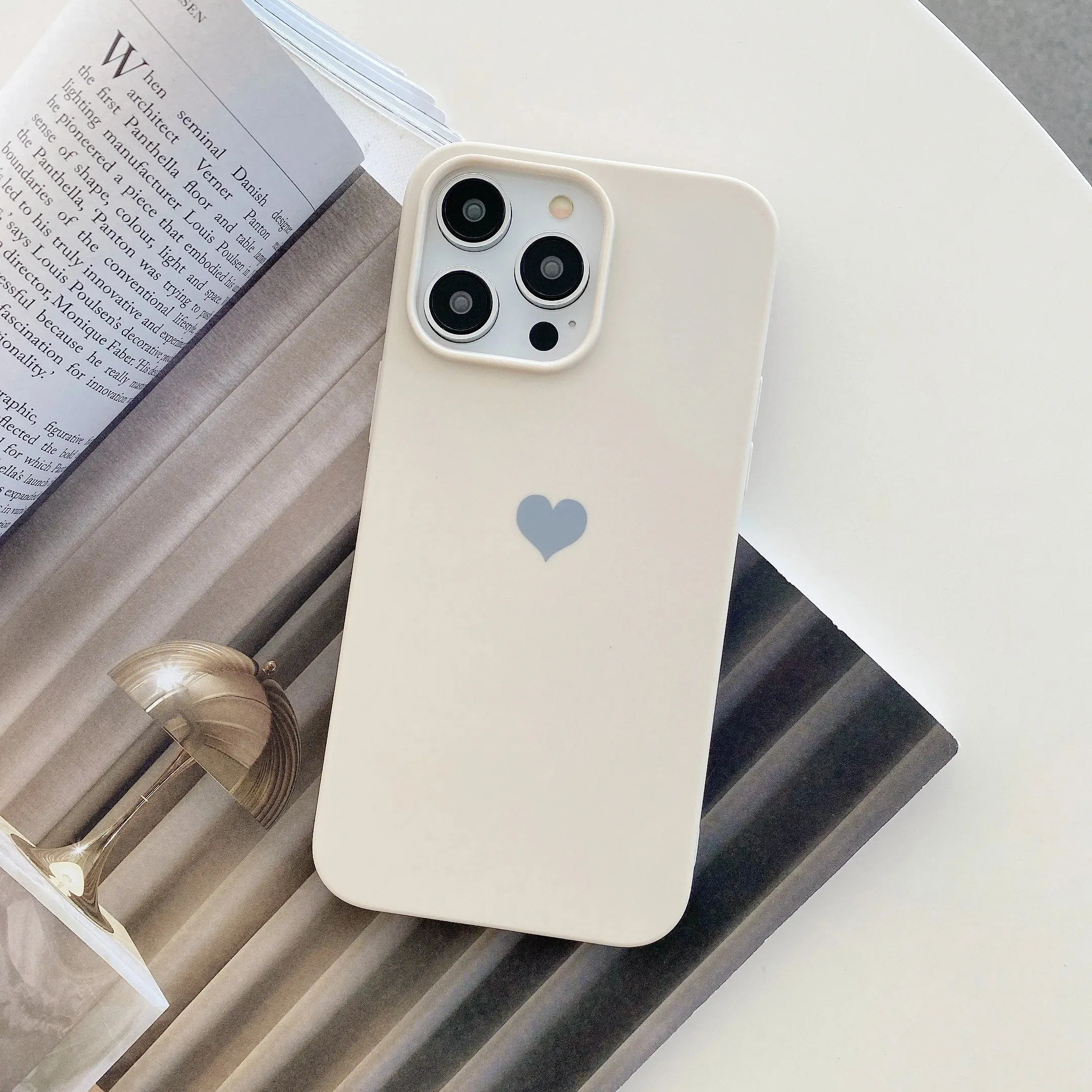 Love Heart Soft Phone Case For iPhone Shockproof Bumper Silicone Back Cover