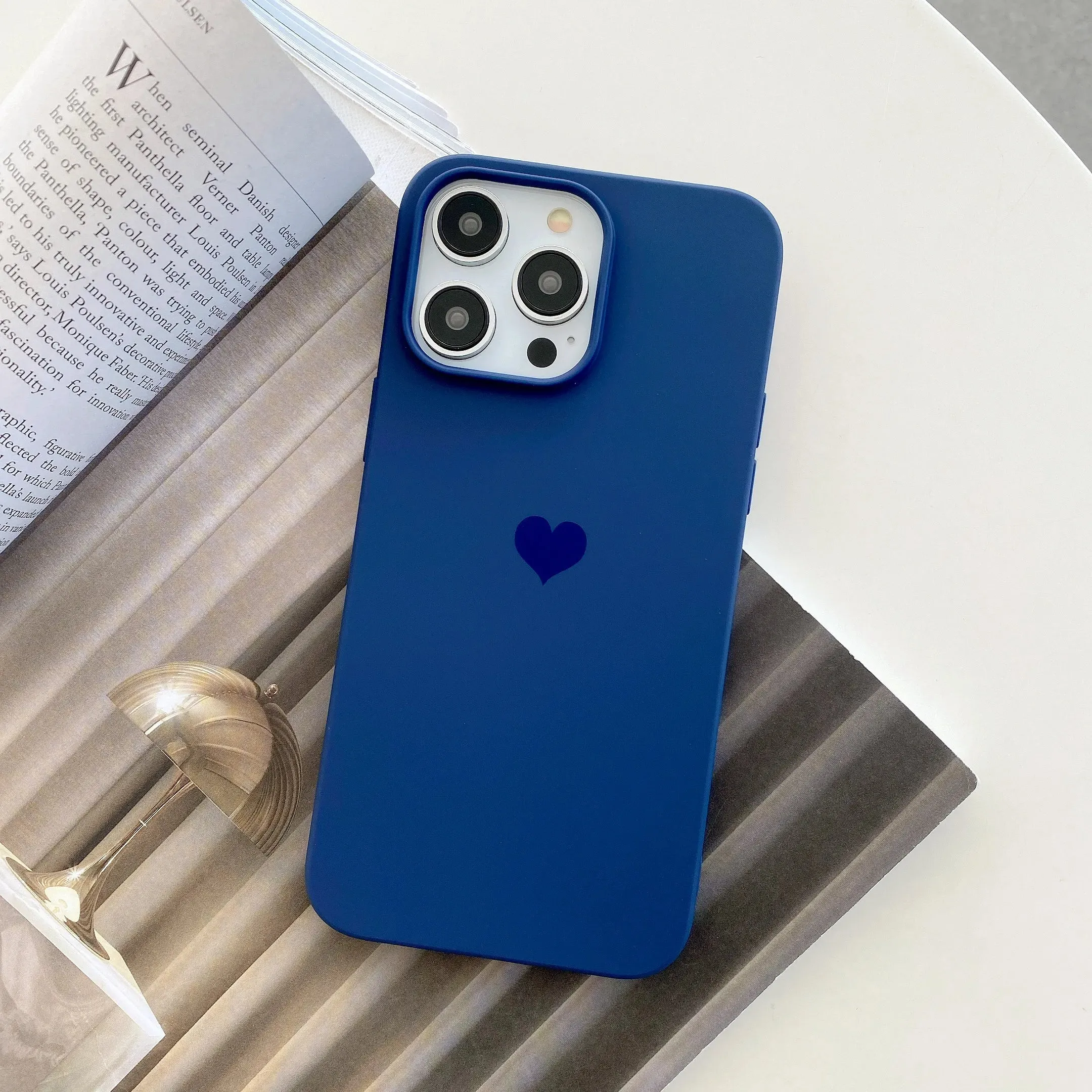 Love Heart Soft Phone Case For iPhone Shockproof Bumper Silicone Back Cover