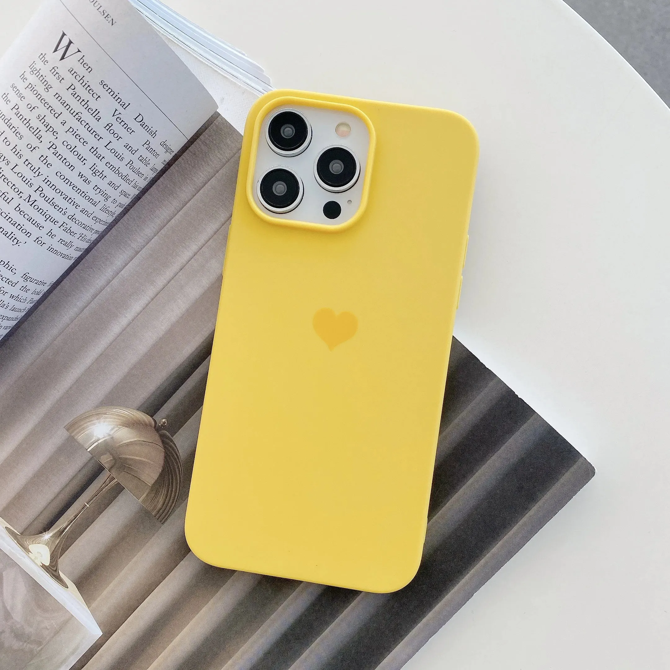 Love Heart Soft Phone Case For iPhone Shockproof Bumper Silicone Back Cover