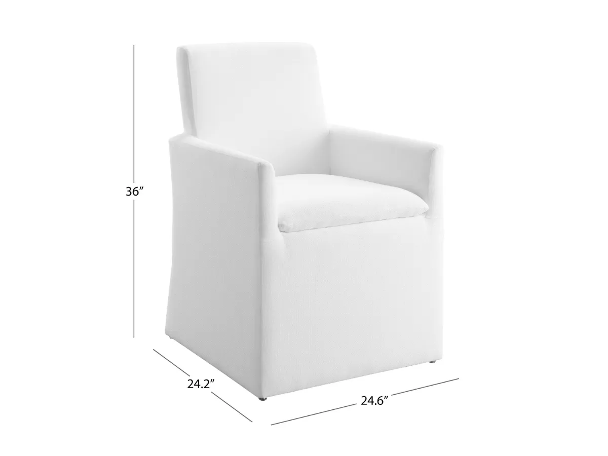 Mara Stain-Resistant Fabric Dining Armchair