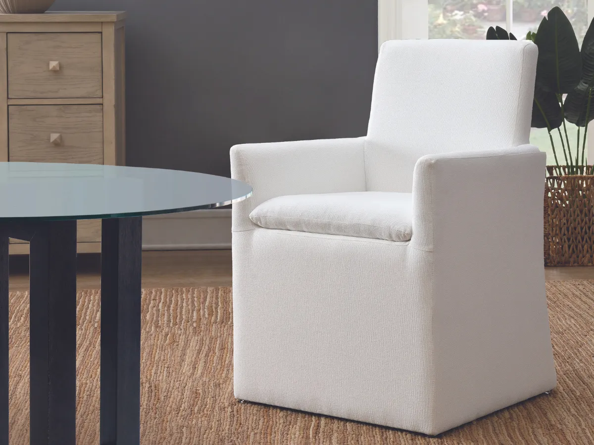 Mara Stain-Resistant Fabric Dining Armchair