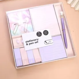 Pearl Love Stationery Set With Sticky Notes