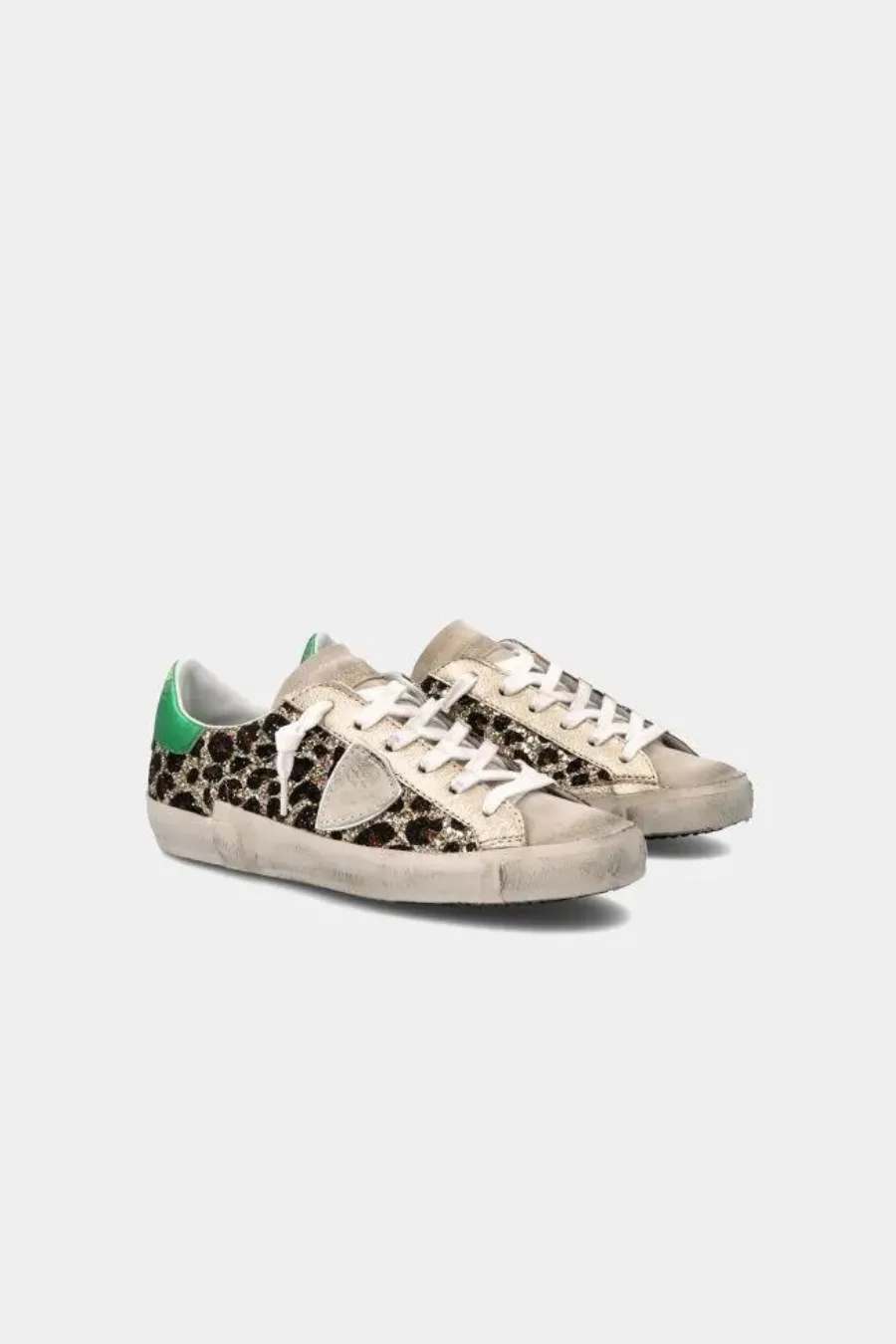 PRSX Low Glitter Leo Metal Beige Vert