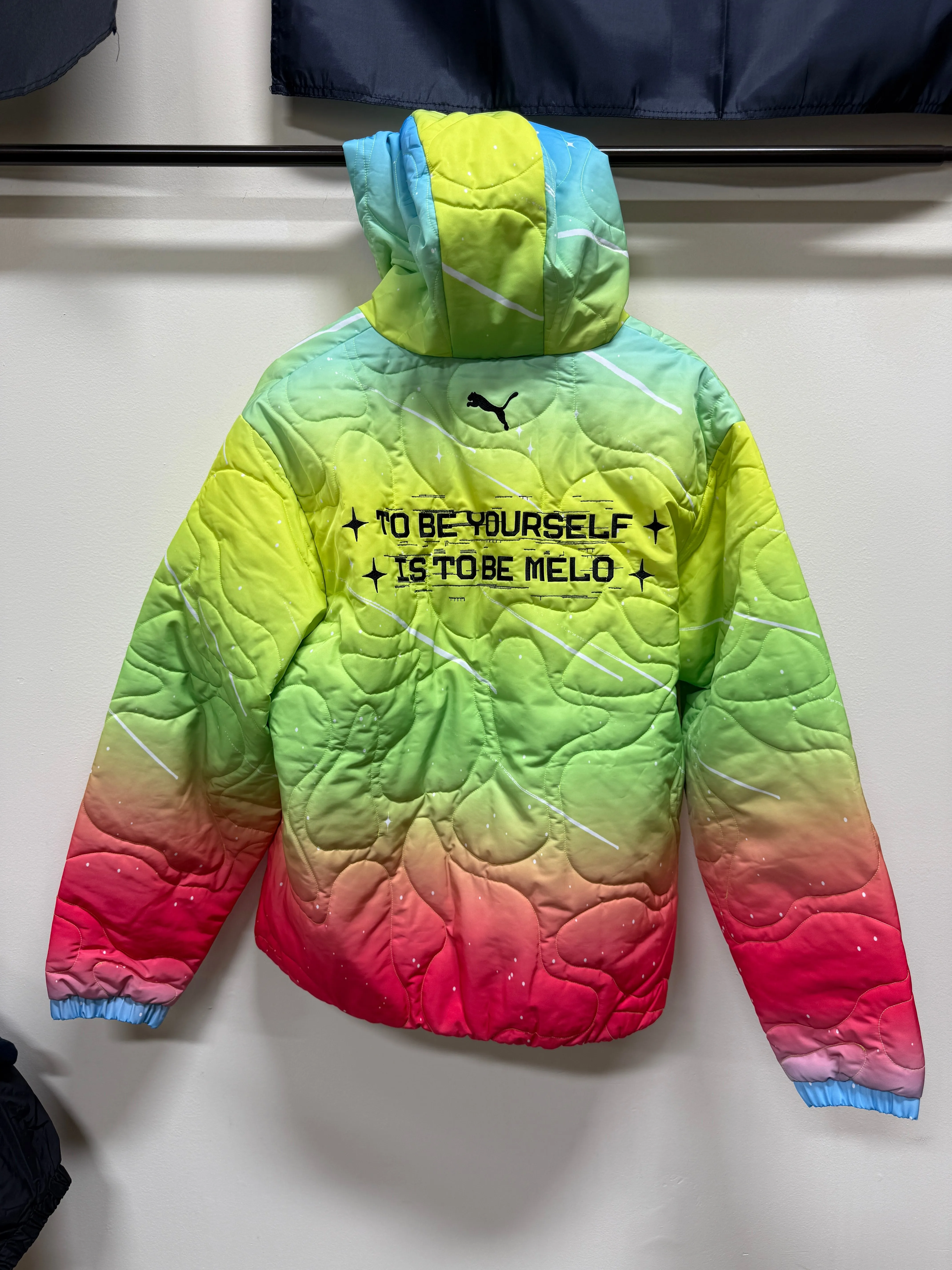 Puma Melo Rainbow Hoodie Sz L