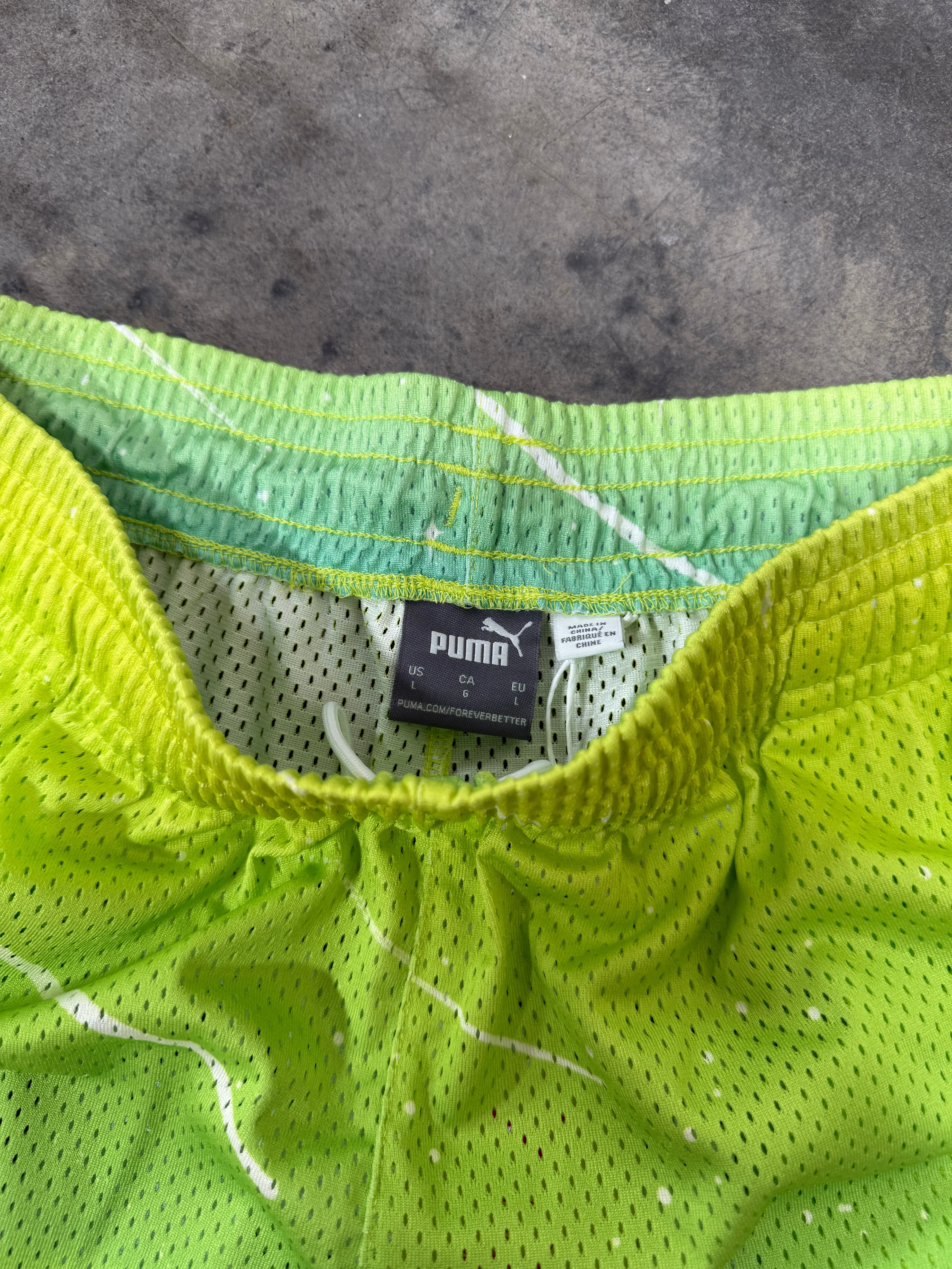Puma Melo Rainbow Shorts Sz L