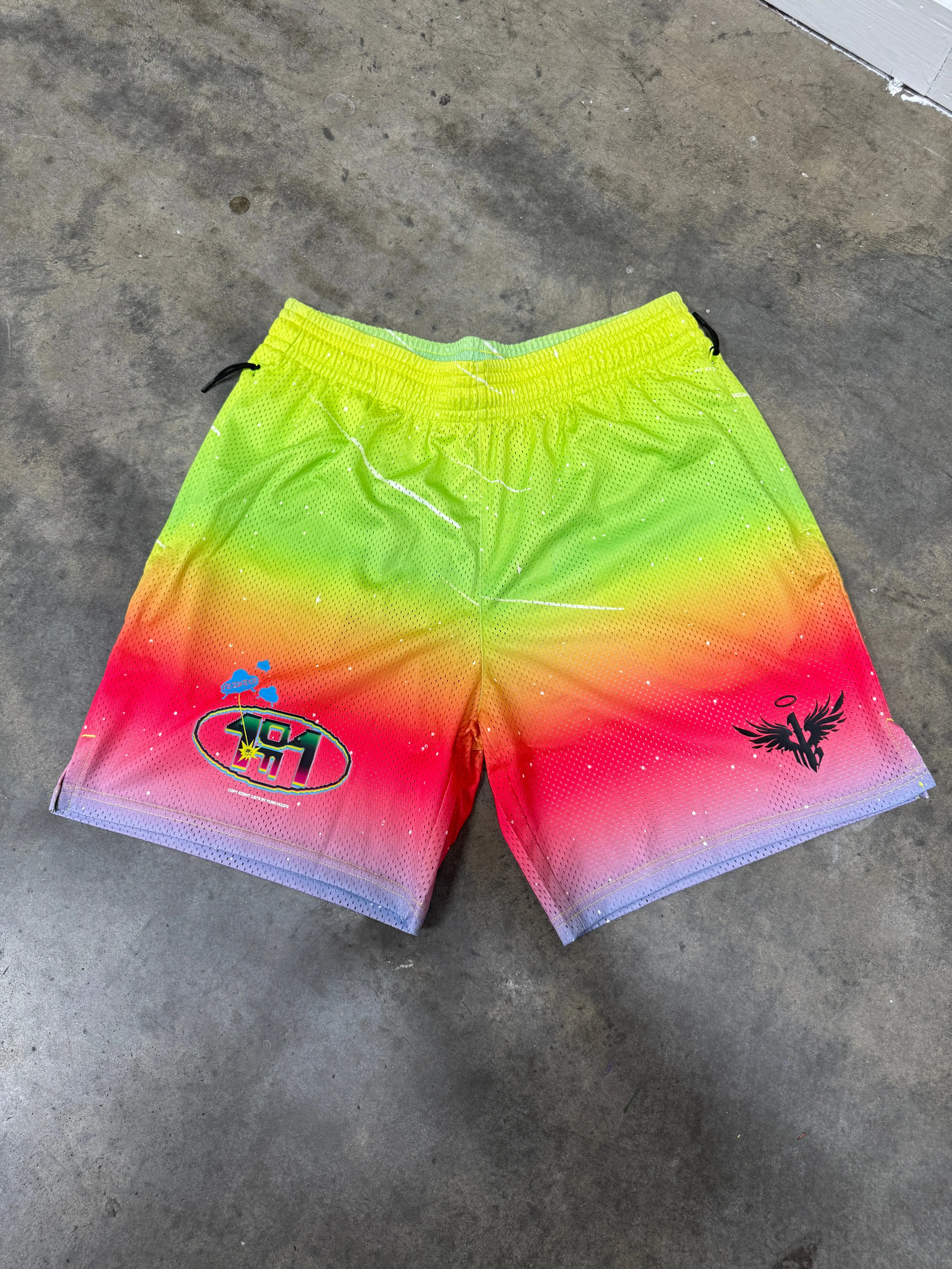 Puma Melo Rainbow Shorts Sz L