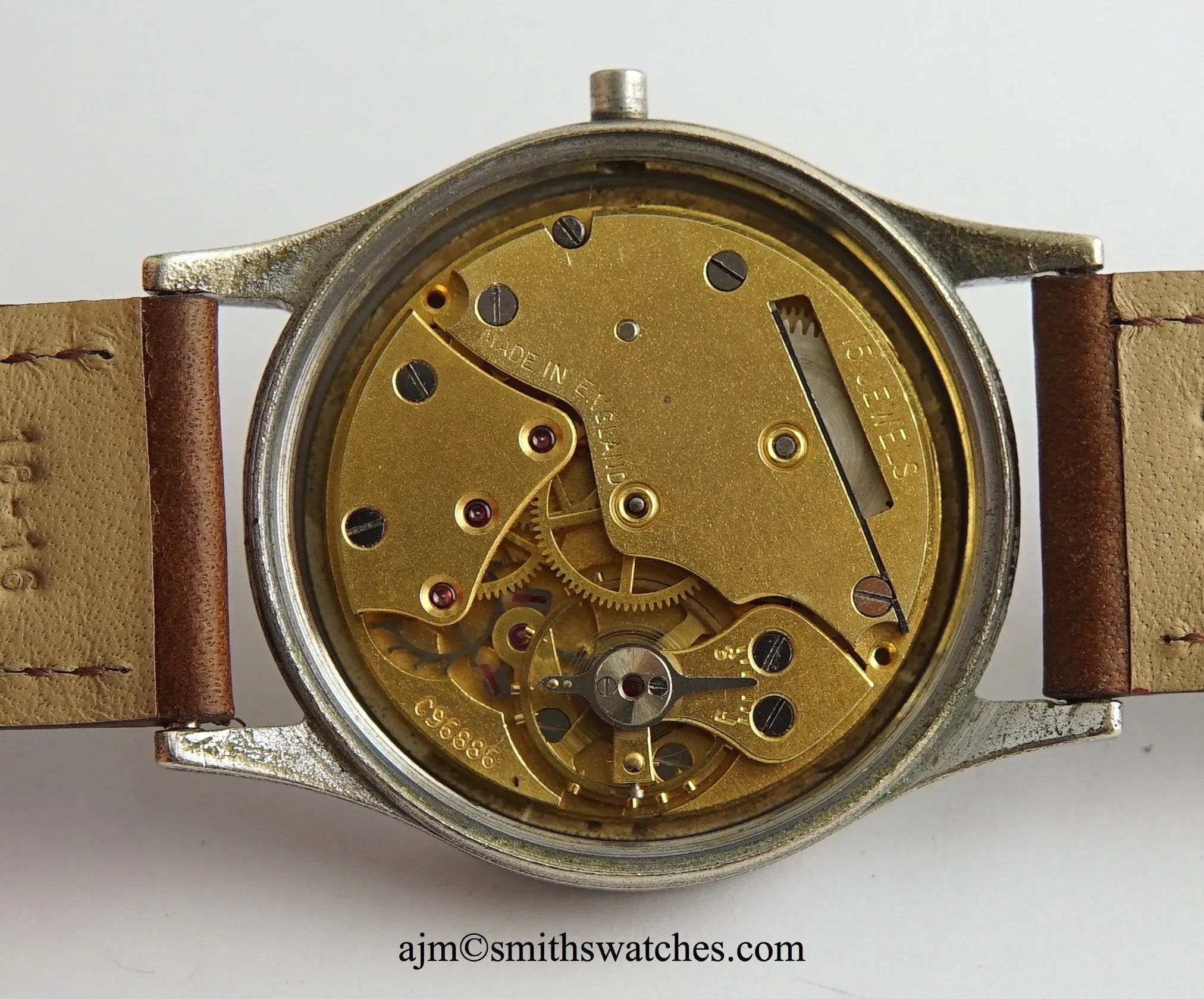 SMITHS EARLY PRE-HILLARY TYPE WRISTWATCH C 1951