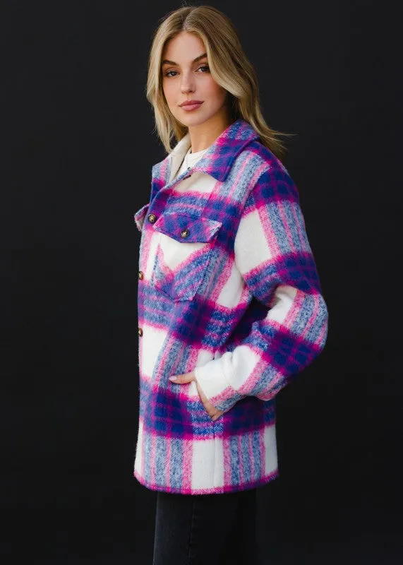 Starlit Night Plaid Jacket