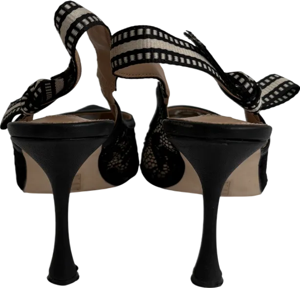 STEVE MADDEN Black Bri Lace Pumps UK 6