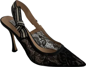 STEVE MADDEN Black Bri Lace Pumps UK 6