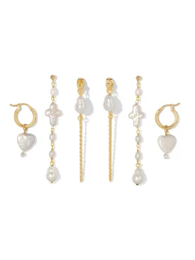 The Damsel Pearl Earrings