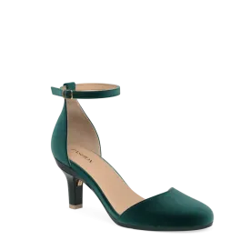 The Jocelyn - Forest Velvet 3 Stiletto