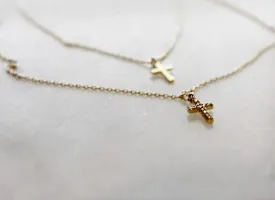 Ultimate Love 14K Cross Necklace