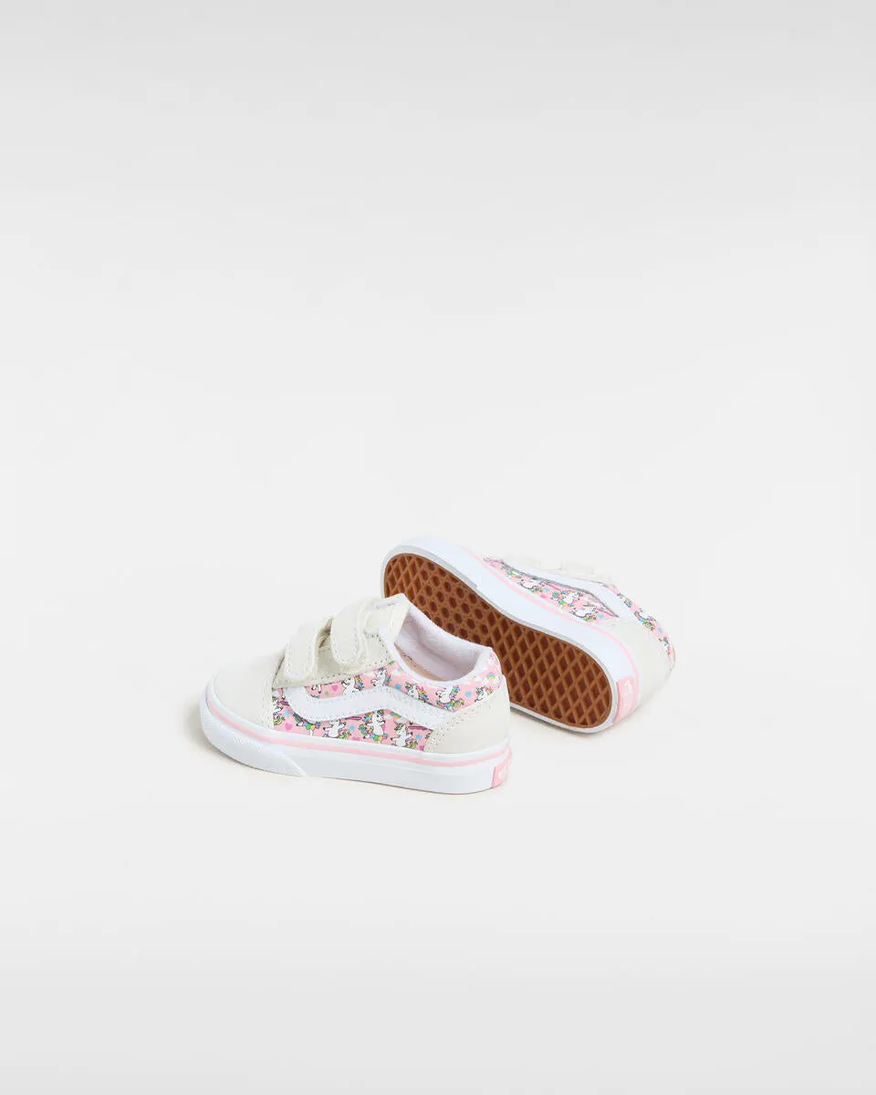Vans Toddler's Old Skool Shoes (1-4 Years) Ballet Skaticorn Marshmallow VN0009RCCY7