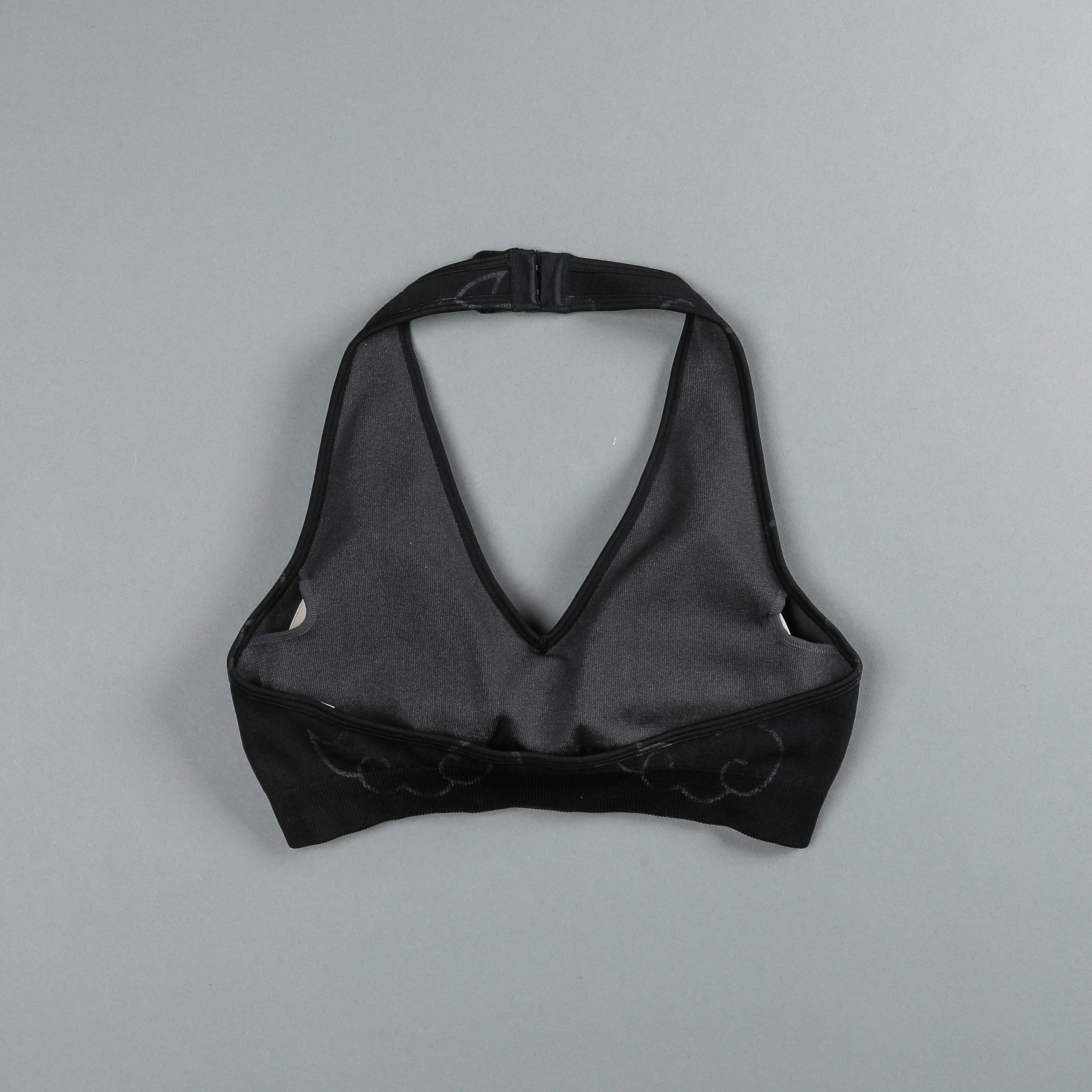 Wolf Cloud Loyalty "Everson Seamless" Halter Bra in Black